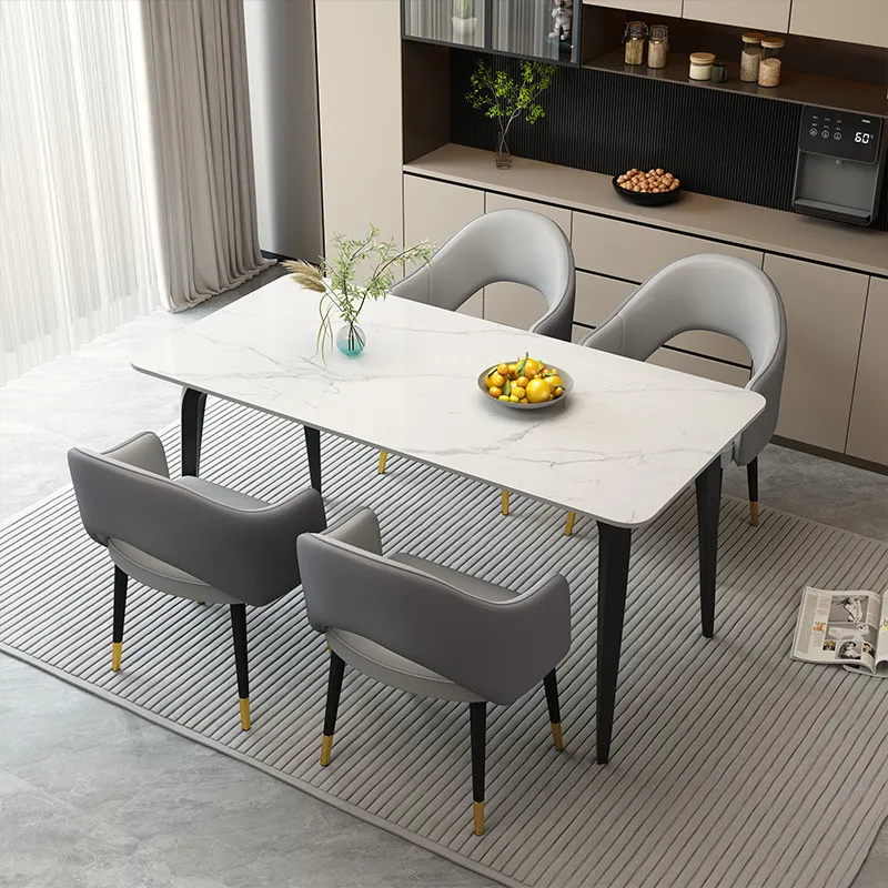 Modern Dining Chair with Backrest - Light Luxury High-End Design for Home, Hotel, Restaurant - Simple Dining Table Negotiation Chair showcase 2