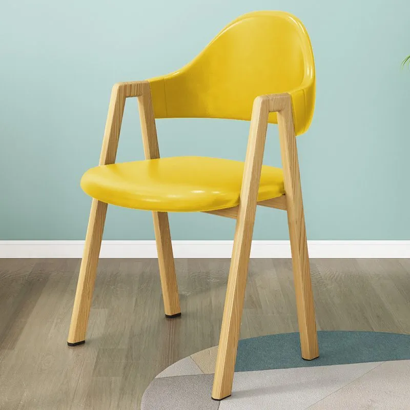 Classic - Wood/Yellow Leather