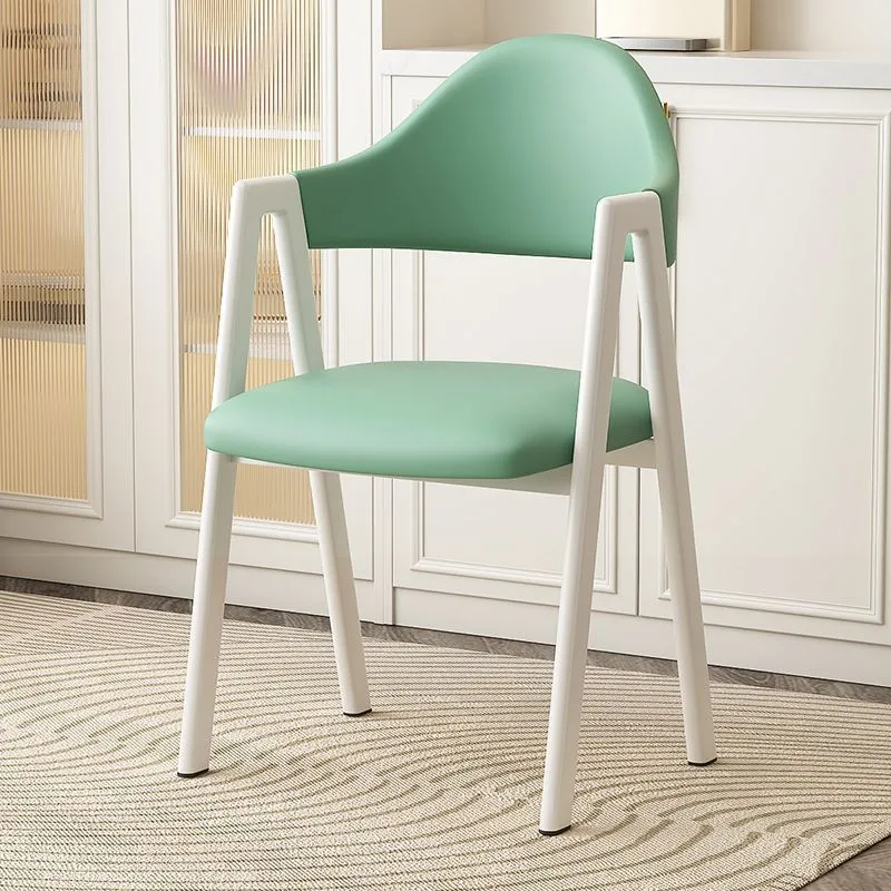 Cream - White Legs/Clear Green Leather