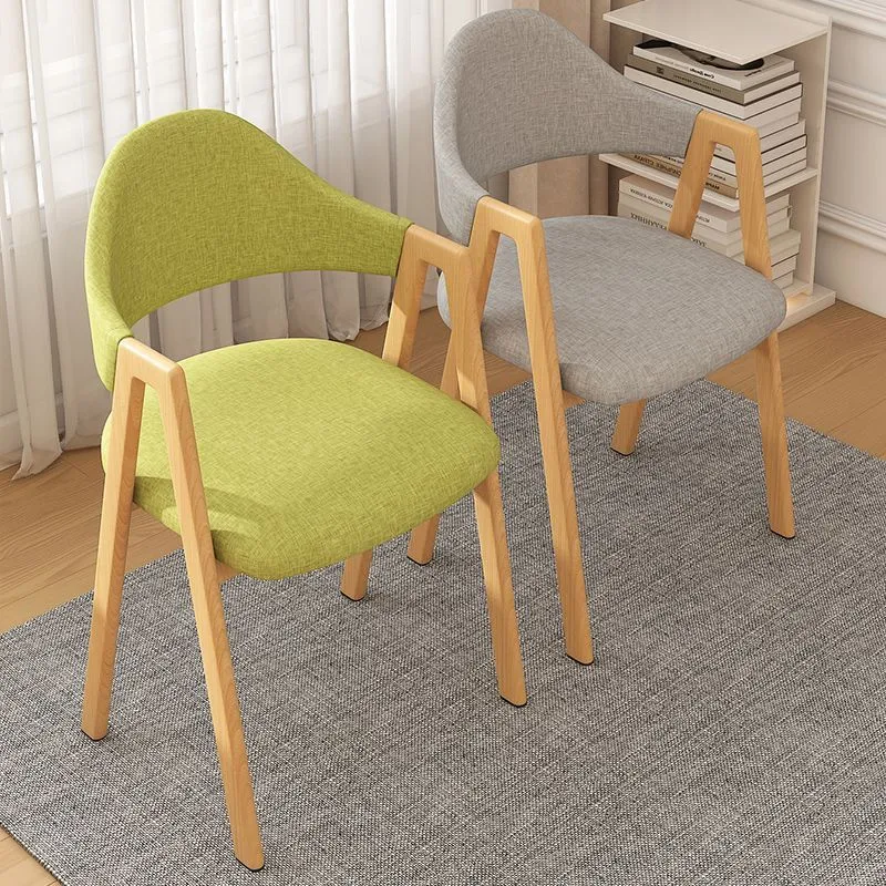 Modern Scandinavian Dining Chair - Simple A-Line Design, Iron Frame, Comfortable Backrest - Ideal for Home, Restaurant, Bedroom, Desk showcase 1