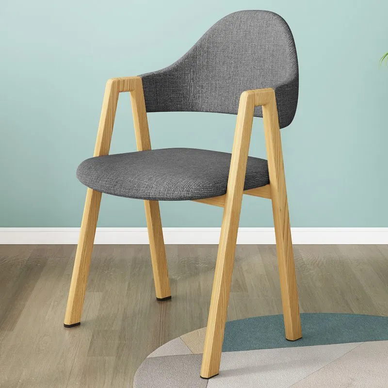 Classic - Wood/Dark Blue Fabric