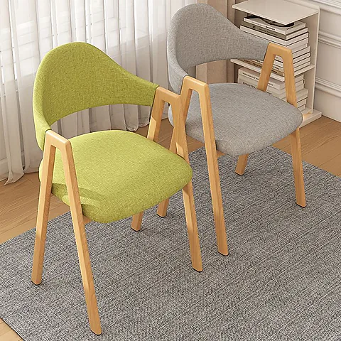 Modern Scandinavian Dining Chair - Simple A-Line Design, Iron Frame, Comfortable Backrest - Ideal for Home, Restaurant, Bedroom, Desk
