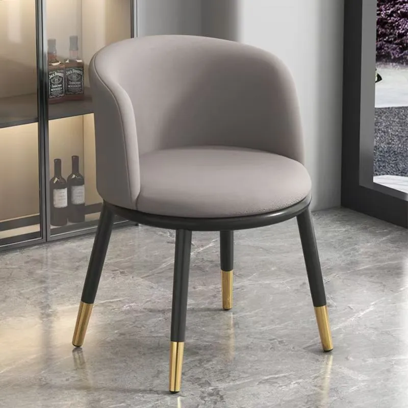 Modern Minimalist Accent Chair with Backrest - Light Luxury Leisure Chair for Home, Office, Balcony, Reception, Dining - Comfortable and Stylish Seating thumbnail 9