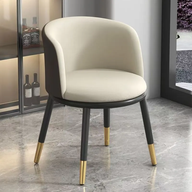 Modern Minimalist Accent Chair with Backrest - Light Luxury Leisure Chair for Home, Office, Balcony, Reception, Dining - Comfortable and Stylish Seating showcase 13