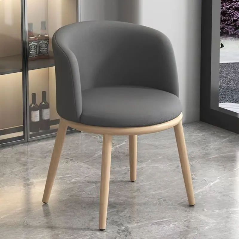 Dark Gray - Wood Legs