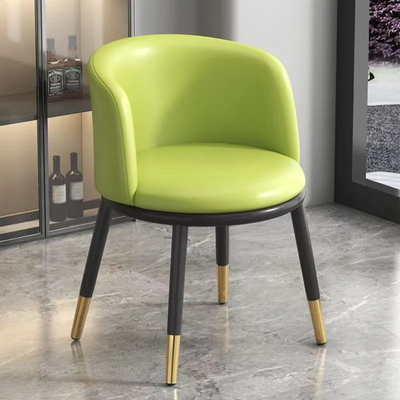 Modern Minimalist Accent Chair with Backrest - Light Luxury Leisure Chair for Home, Office, Balcony, Reception, Dining - Comfortable and Stylish Seating showcase 3