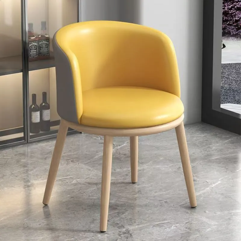 Modern Minimalist Accent Chair with Backrest - Light Luxury Leisure Chair for Home, Office, Balcony, Reception, Dining - Comfortable and Stylish Seating showcase 1
