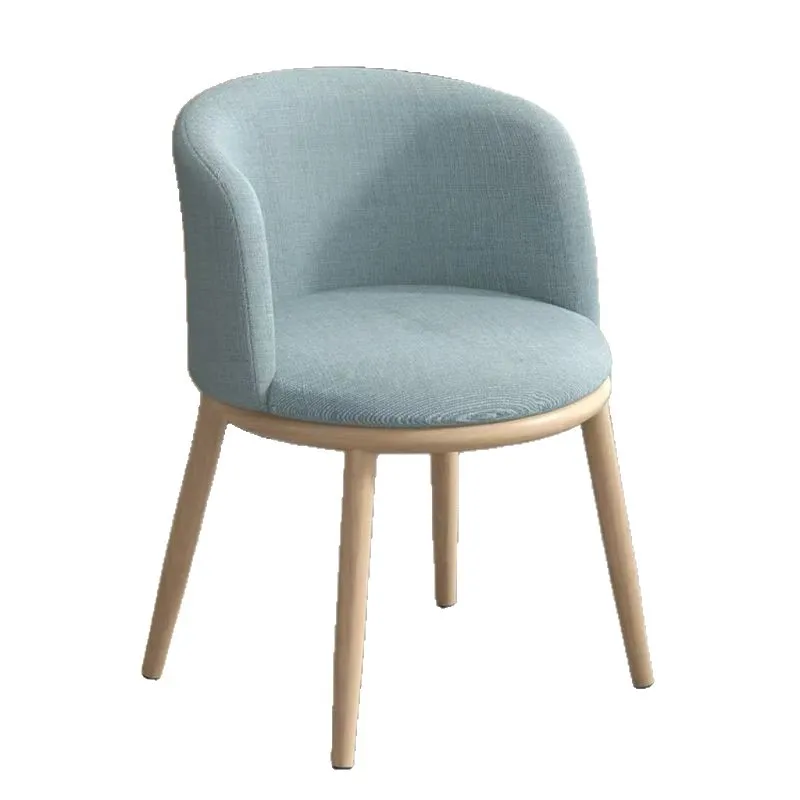 Modern Minimalist Accent Chair with Backrest - Light Luxury Leisure Chair for Home, Office, Balcony, Reception, Dining - Comfortable and Stylish Seating thumbnail 5
