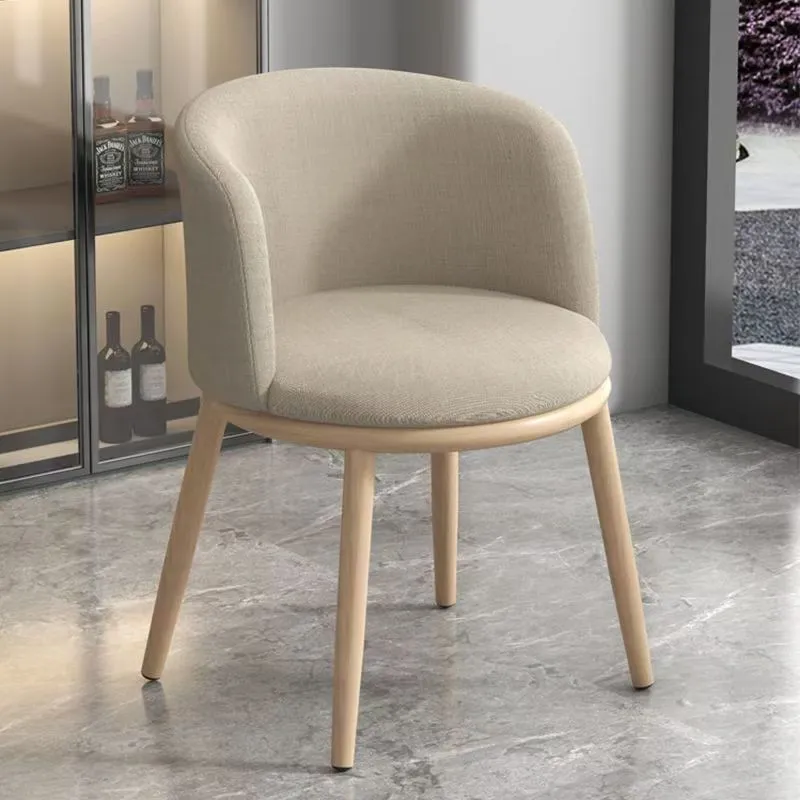 Modern Minimalist Accent Chair with Backrest - Light Luxury Leisure Chair for Home, Office, Balcony, Reception, Dining - Comfortable and Stylish Seating showcase 4