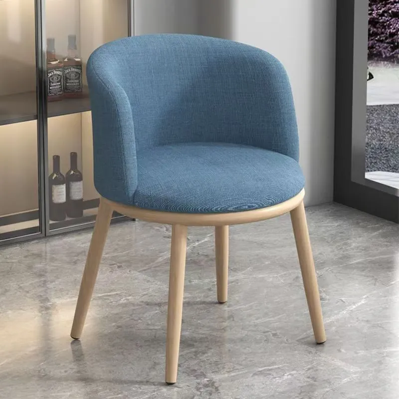Modern Minimalist Accent Chair with Backrest - Light Luxury Leisure Chair for Home, Office, Balcony, Reception, Dining - Comfortable and Stylish Seating thumbnail 3