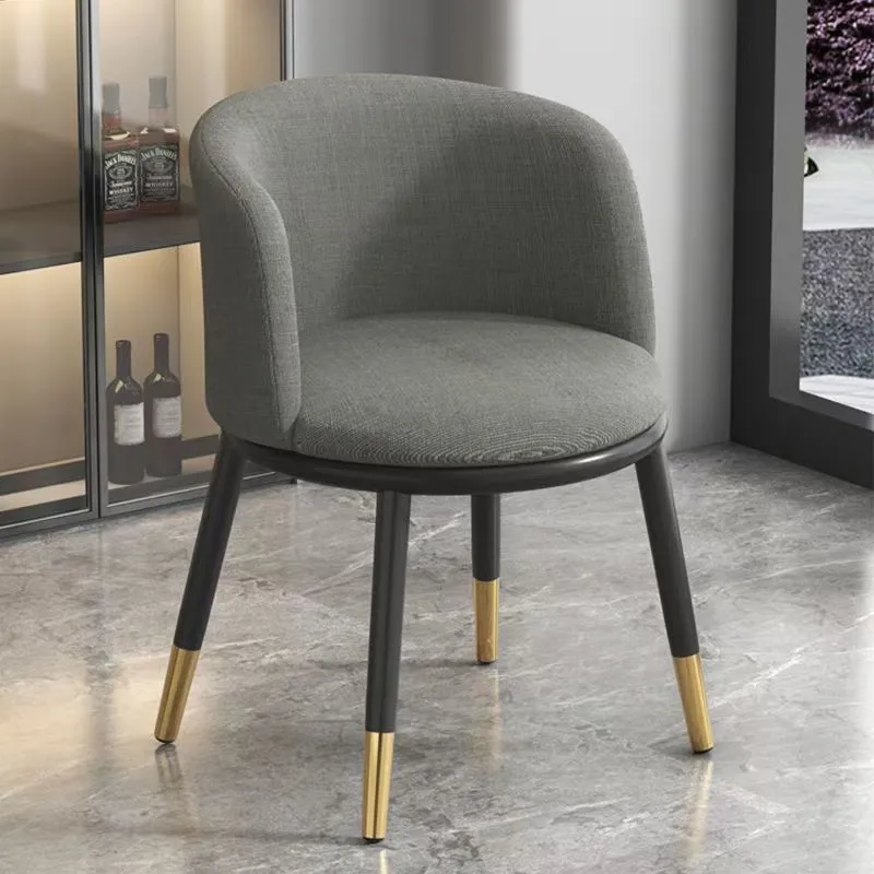 Modern Minimalist Accent Chair with Backrest - Light Luxury Leisure Chair for Home, Office, Balcony, Reception, Dining - Comfortable and Stylish Seating thumbnail 10