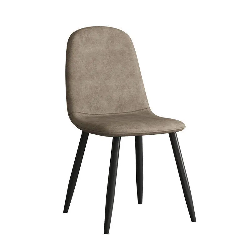 Modern Nordic Style Dining Chair with Iron Art Backrest - Minimalist Leisure Chair for Home, Office, Dining Room, Meeting Room, and Desk Use thumbnail 10