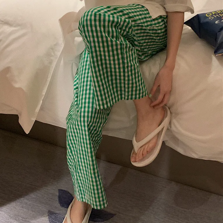 Women's Cartoon Print Pajama Pants Shorts - Summer Casual Loose Fit Walking Trousers - Lightweight Thin Outerwear Bottoms thumbnail 5