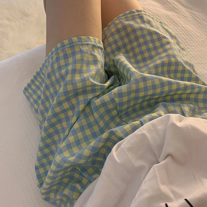 Plaid Blue - Shorts