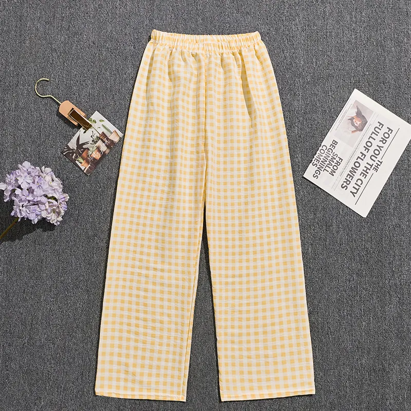 Women's Soft Cloud Cotton Cartoon Print Pajama Pants - Lightweight, Breathable, Comfortable Lounge Pants for Home and Casual Wear thumbnail 9