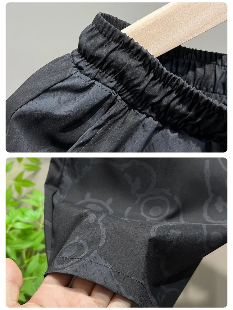 Men's Summer Shorts Lightweight Loose Fit Casual Sports Beach Shorts with Bear Design for Couples showcase 11