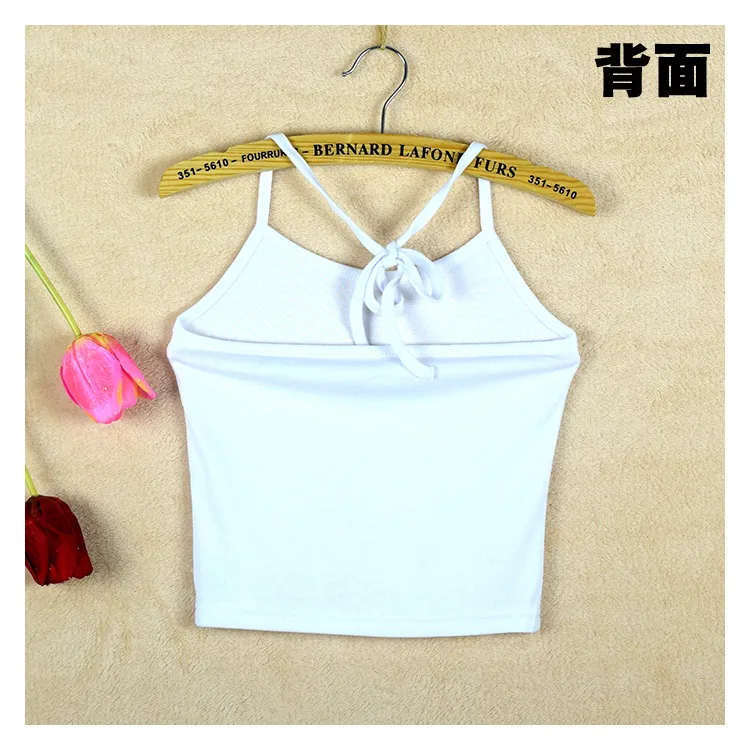 Women's Halter Neck Lace-Up Crop Top - Plus Size Cotton Undershirt, Backless, Slim Fit, Spring Fashion Wholesale showcase 6