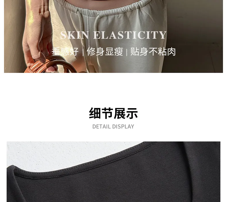 Women's Korean Style Pure Cotton T-Shirt - Square Collar Slim Fit Short Sleeve Top - Trendy Spice Girl Fashion Basic Tee showcase 13