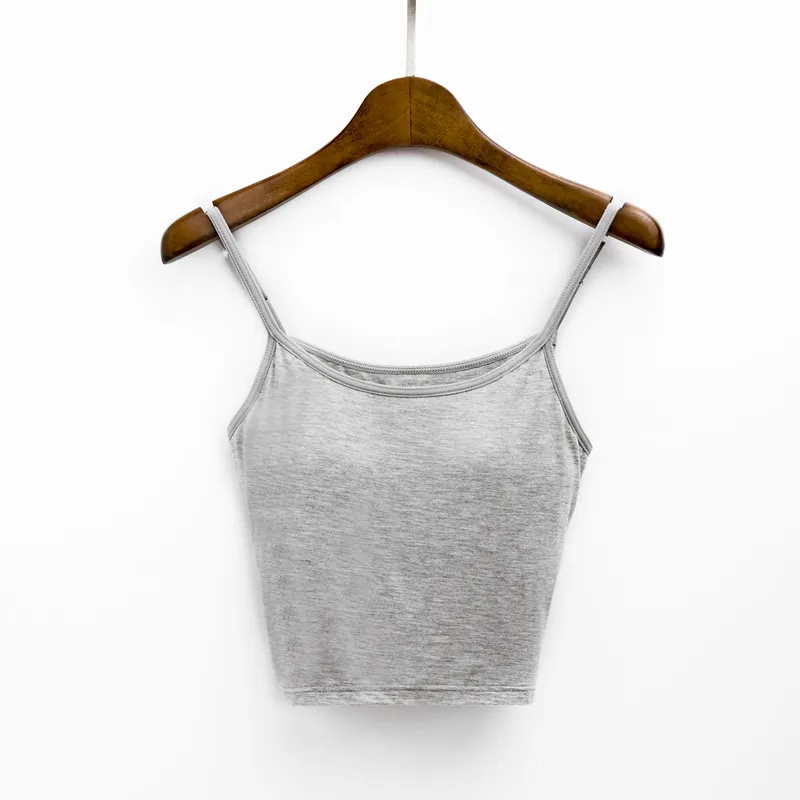 Women's Strapless Tube Top with Built-in Bra Pads - Modal Comfort Bandeau Crop Top Vest Underwear for Summer thumbnail 3