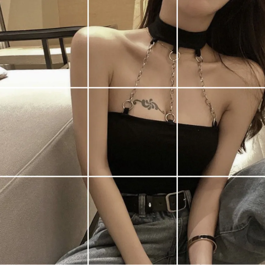Women's Backless Camisole Top with Chain Neck - Slim Fit Hot Girl Summer Style thumbnail 2