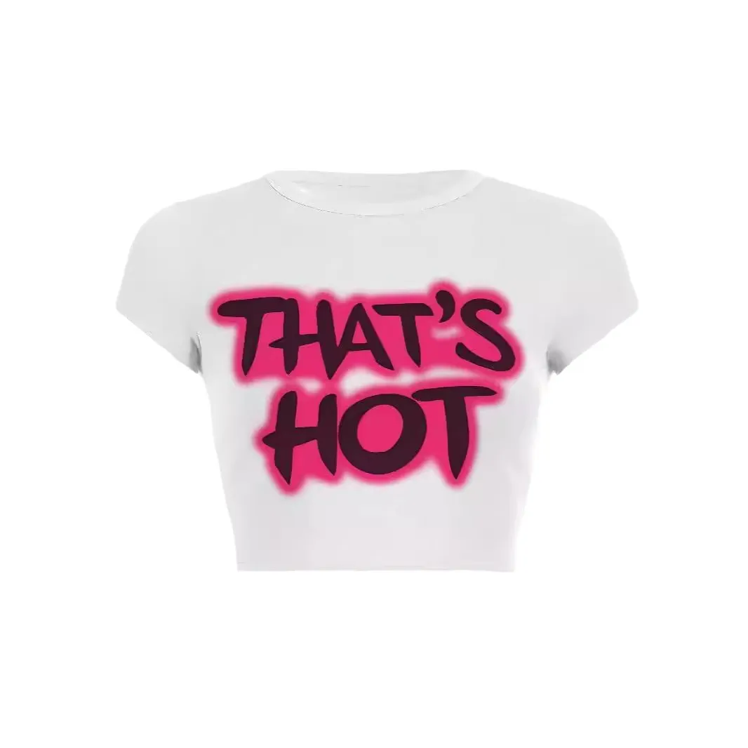 Women's Summer Slim-Fit Fashion Shoulder T-Shirt - Sweet & Stylish Streetwear Top for Ladies thumbnail 5