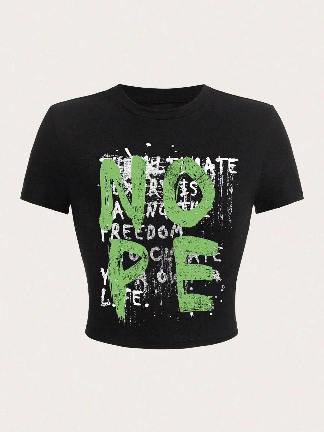Women's Summer Slim-Fit Fashion Shoulder T-Shirt - Sweet & Stylish Streetwear Top for Ladies thumbnail 6