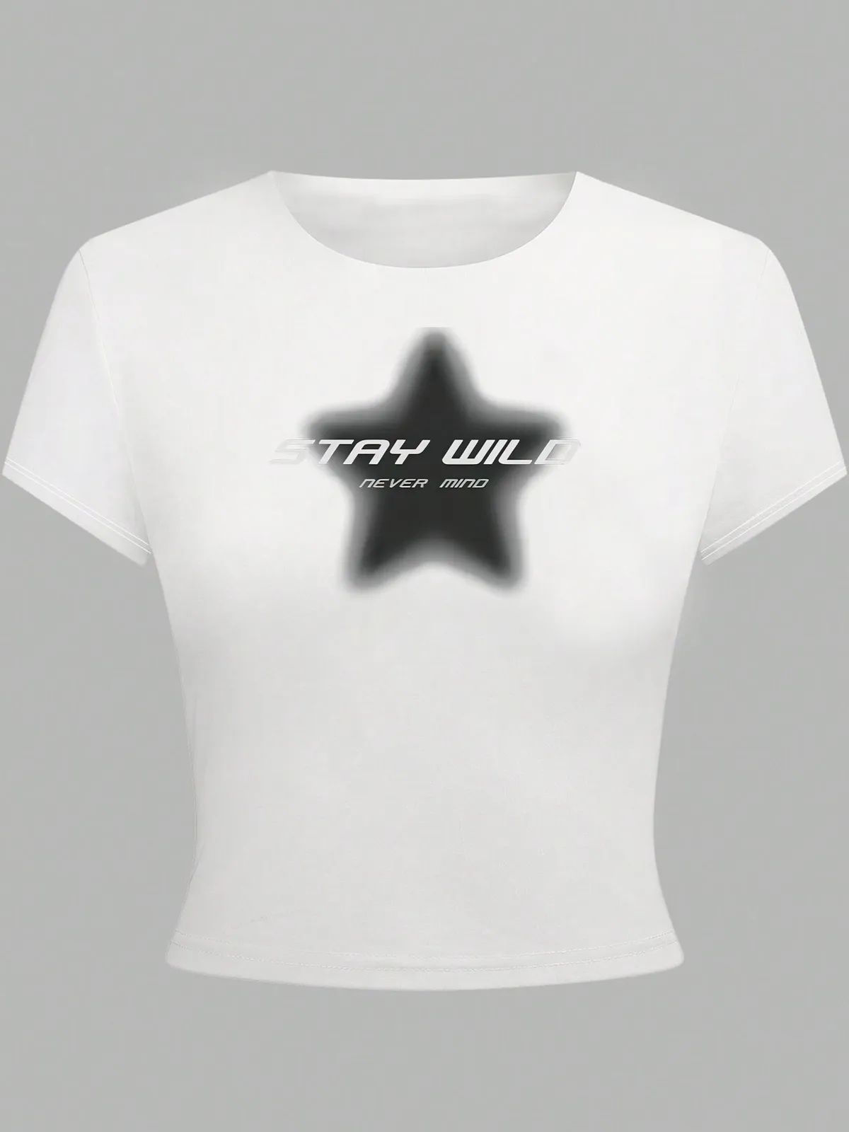 Women's Summer Slim-Fit Fashion Shoulder T-Shirt - Sweet & Stylish Streetwear Top for Ladies showcase 16