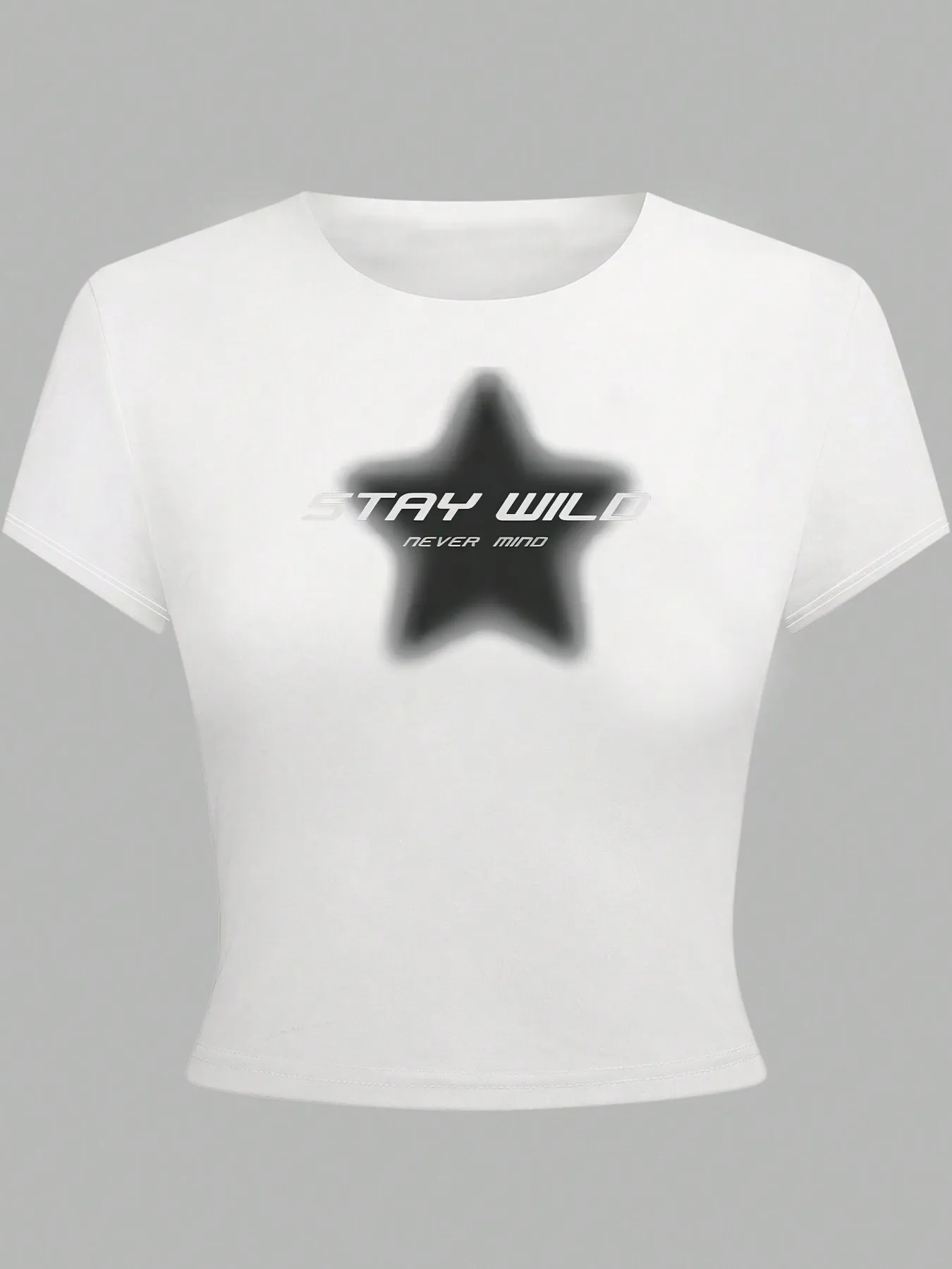 Women's Summer Slim-Fit Fashion Shoulder T-Shirt - Sweet & Stylish Streetwear Top for Ladies thumbnail 8