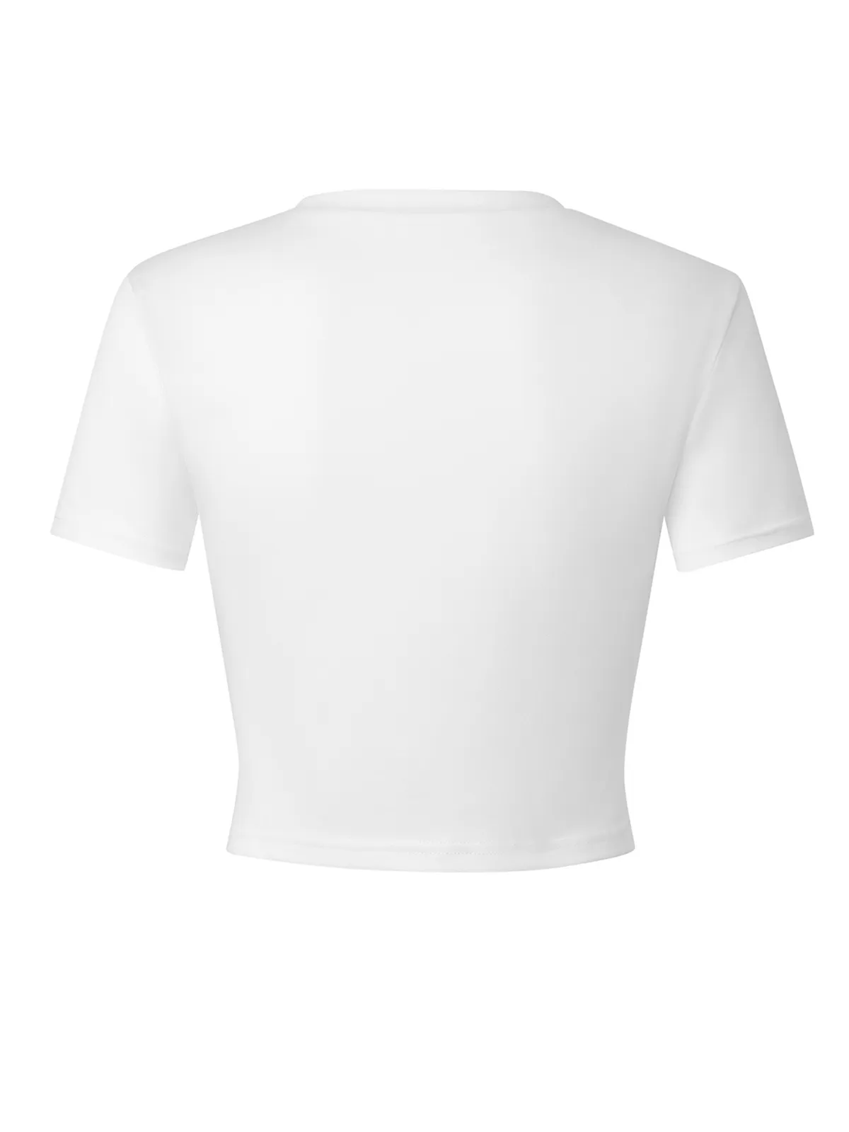 Women's Summer Slim-Fit Fashion Shoulder T-Shirt - Sweet & Stylish Streetwear Top for Ladies showcase 17