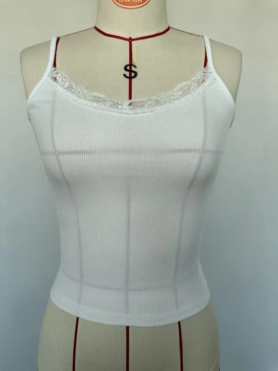 Women's Y2K Sexy Slim-Fit Threaded Camisole Top - Pure Color Navel-Baring Summer Fashion showcase 6