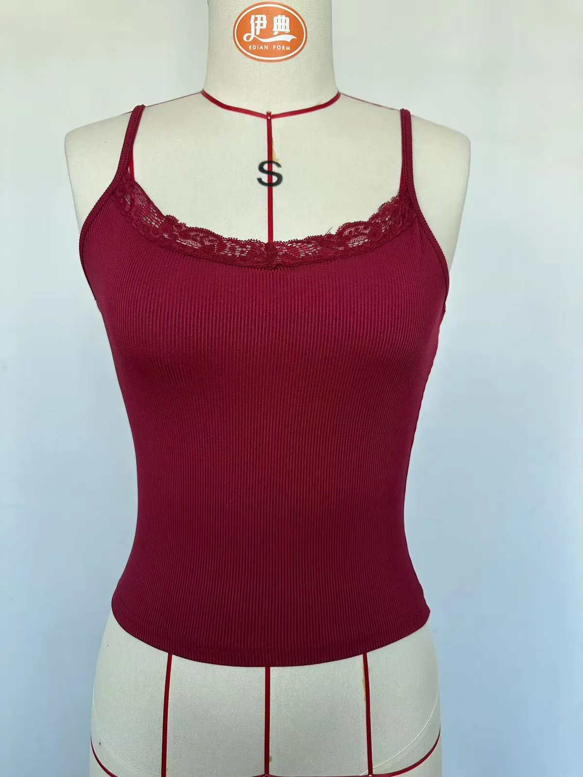 Women's Y2K Sexy Slim-Fit Threaded Camisole Top - Pure Color Navel-Baring Summer Fashion showcase 12