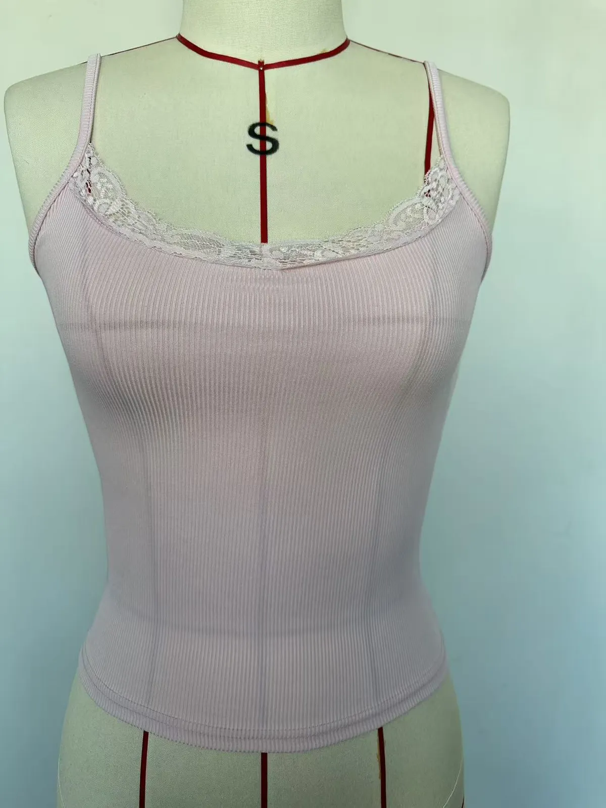 Women's Y2K Sexy Slim-Fit Threaded Camisole Top - Pure Color Navel-Baring Summer Fashion showcase 9