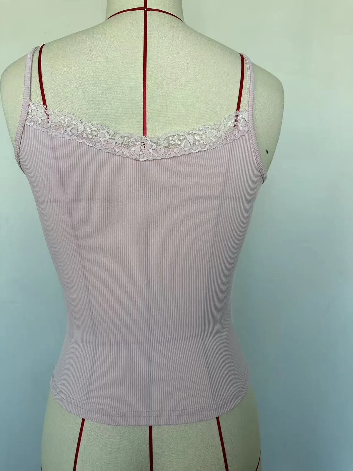 Women's Y2K Sexy Slim-Fit Threaded Camisole Top - Pure Color Navel-Baring Summer Fashion showcase 11