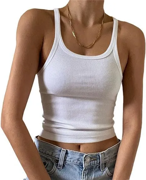 Women's Summer Milk Silk Camisole Vest - Spice Girls Style, Navel-Baring, Thin Outer Wear Top for Fashionable Ladies showcase 5