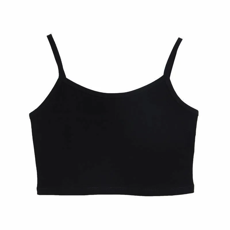 Women's Sexy Sleeveless Navel Camisole Top - Solid Color, All-Match Inner/Outer Wear for Students & Fashionable Ladies showcase 10