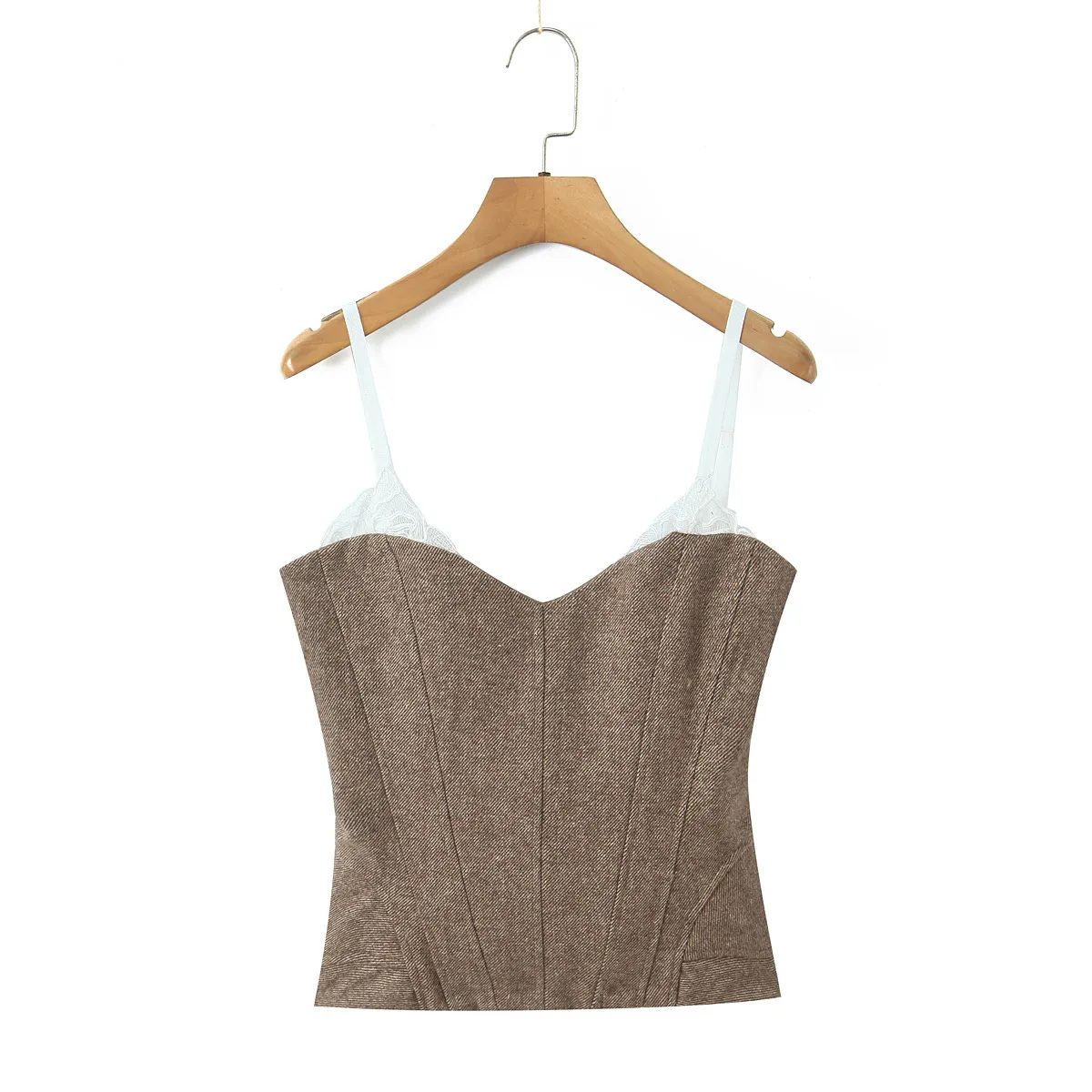 Women's Sexy Cropped Tube Top with Dragon Bone Corset Detail, Off-the-Shoulder Slim Fit Camisole for Summer Evenings thumbnail 1