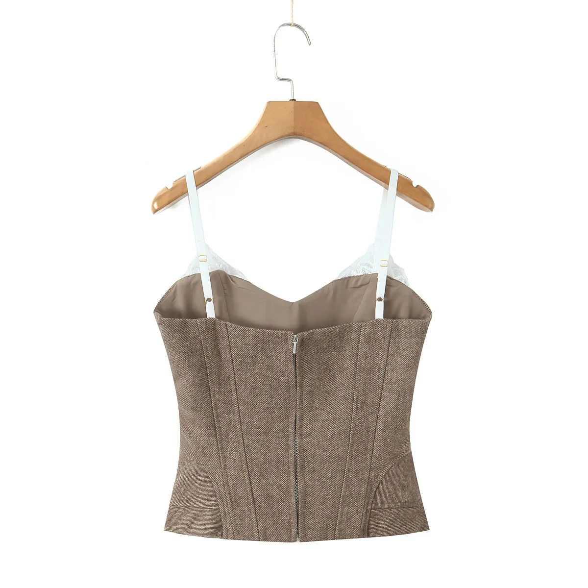 Women's Sexy Cropped Tube Top with Dragon Bone Corset Detail, Off-the-Shoulder Slim Fit Camisole for Summer Evenings showcase 3