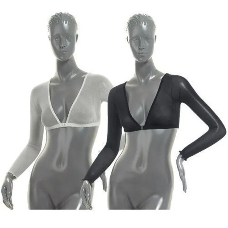 Women's Mesh Long Sleeve See-Through Crop Top - Sexy Base Layer Cardigan for Night Out showcase 18