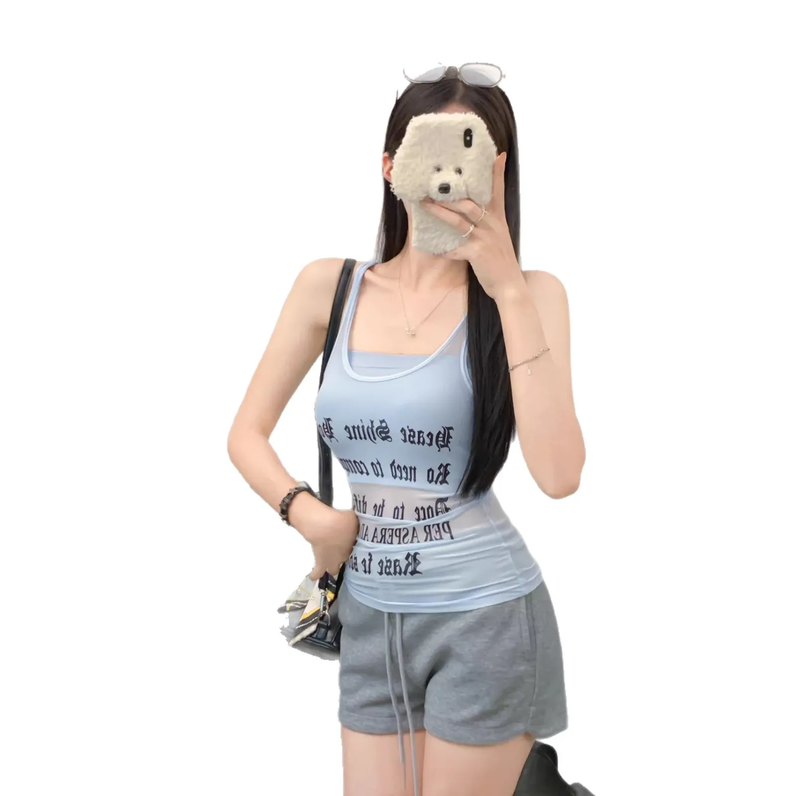 Women's Summer Off-Shoulder Crop Top Sleeveless Halter Neck Camisole Fashionable Beach Vest for Ladies thumbnail 5