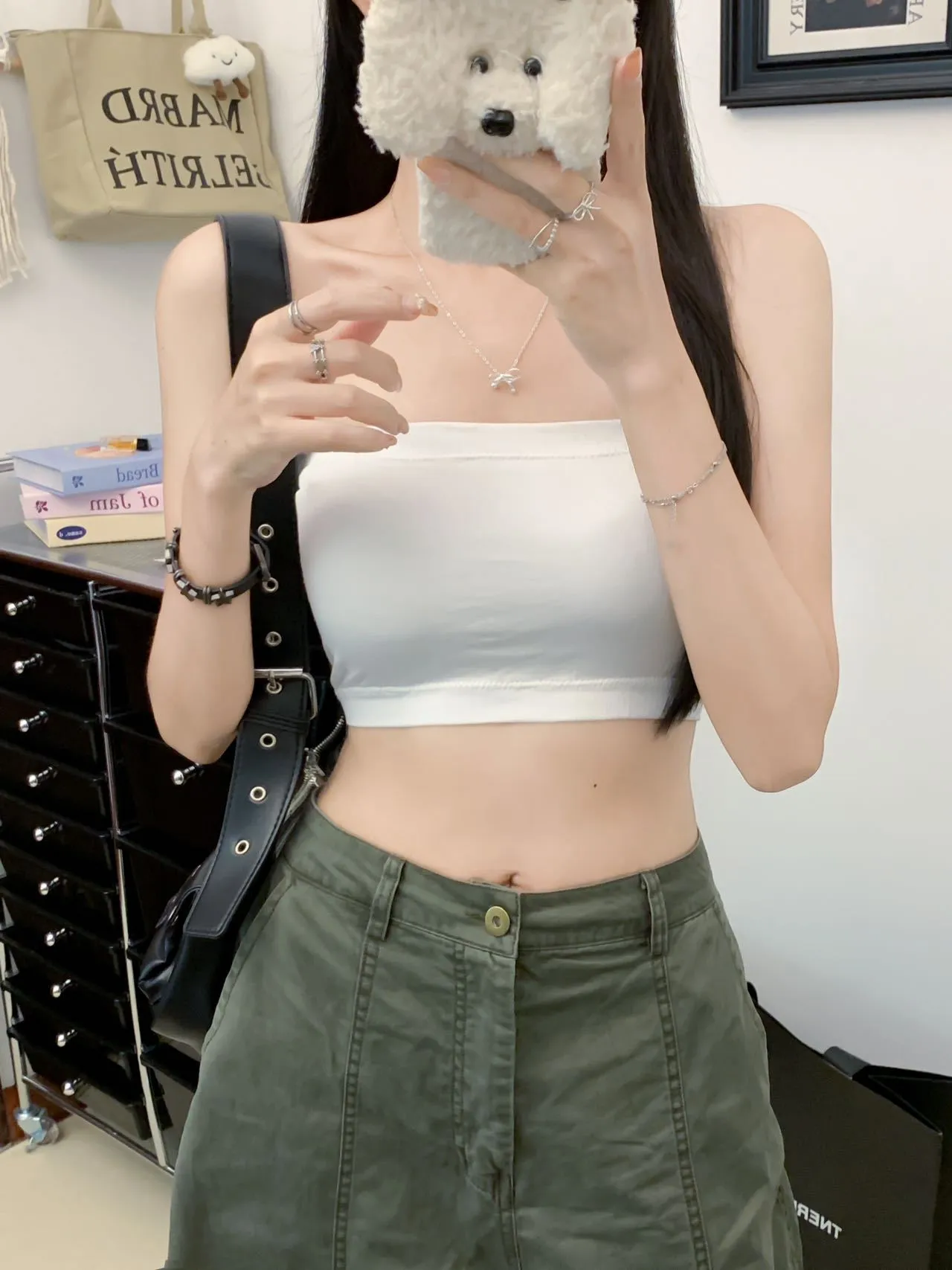 Women's Summer Off-Shoulder Crop Top Sleeveless Halter Neck Camisole Fashionable Beach Vest for Ladies thumbnail 6