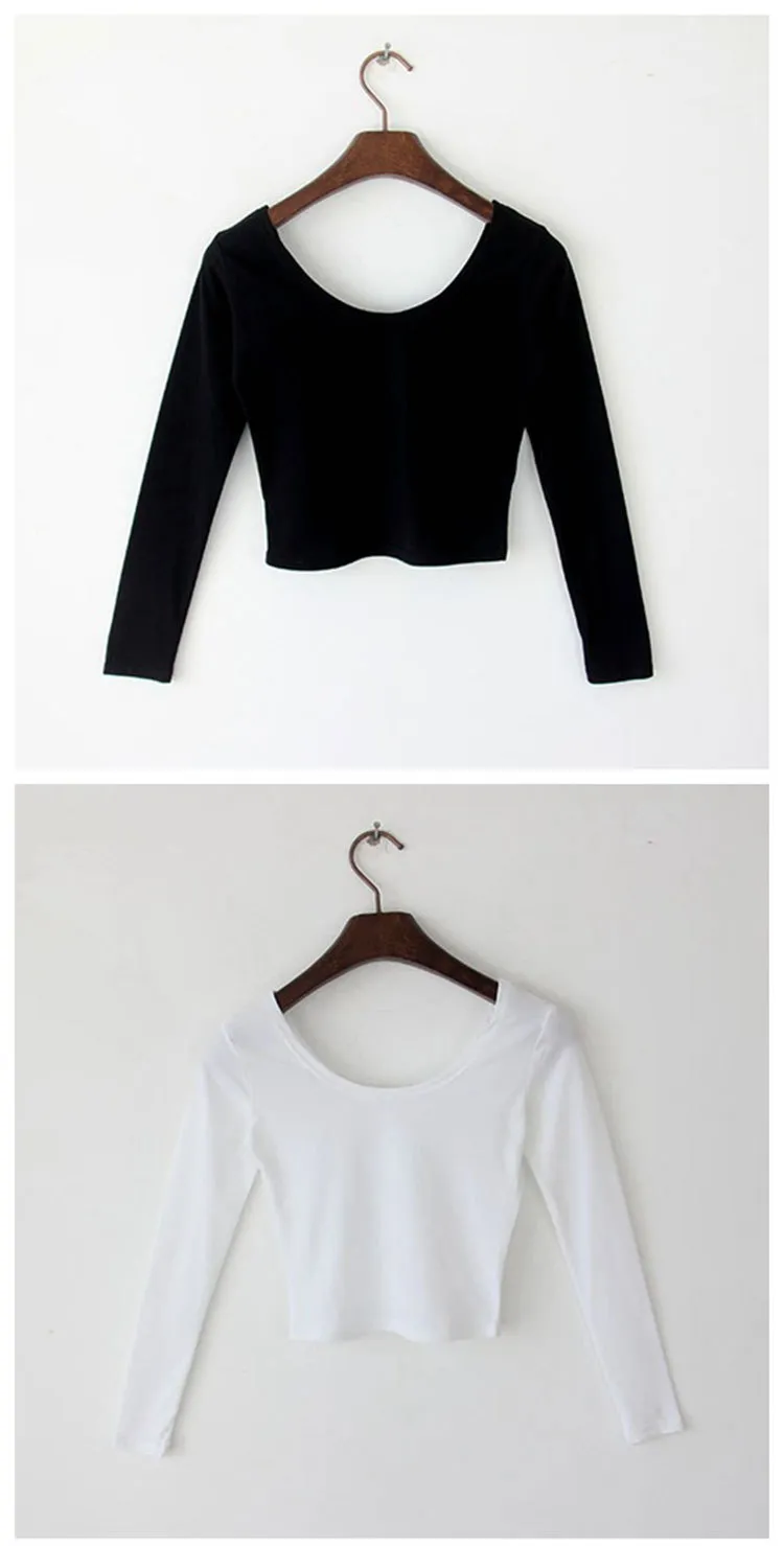 Women's Tight-Fitting Cotton Short Sleeve T-Shirt - Summer Navel-Baring High-Waisted Sports Top for Casual Wear showcase 7