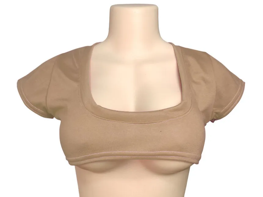 Women's Cute Japanese Style Solid Color Half-Cropped T-Shirt, Sexy Short-Sleeve Crop Top with Exposed Midriff, Breathable Fashion Tee for Summer thumbnail 6