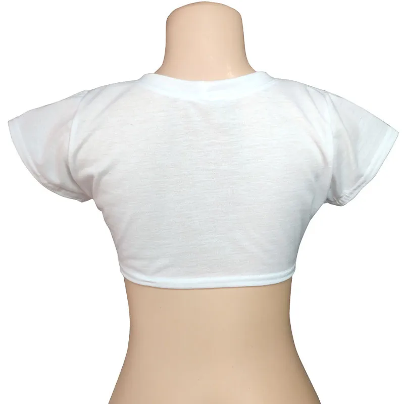 Women's Cute Japanese Style Solid Color Half-Cropped T-Shirt, Sexy Short-Sleeve Crop Top with Exposed Midriff, Breathable Fashion Tee for Summer showcase 19