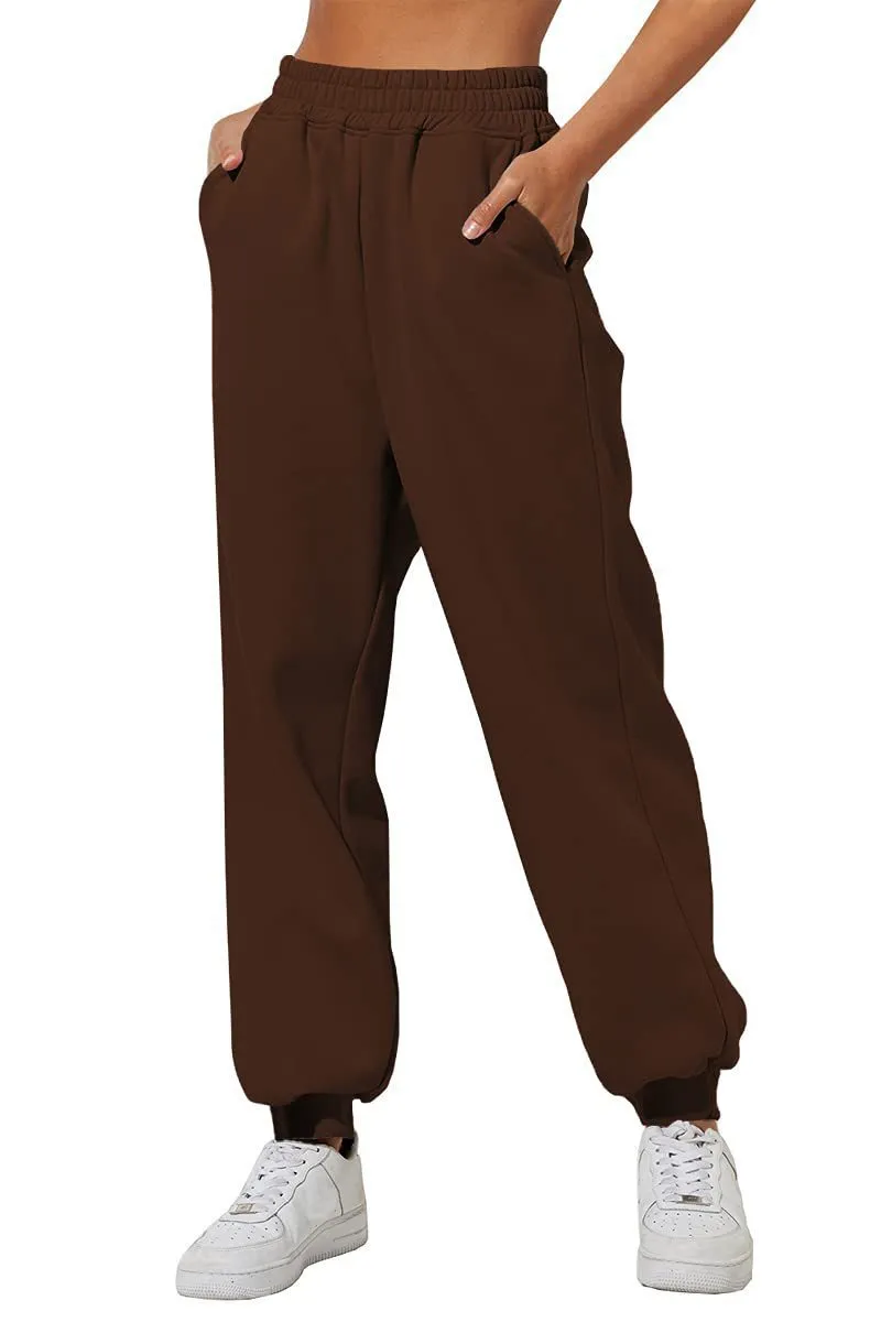 Women's High Waist Loose Sweatpants 2023 - Comfortable Jogging Pants with Pockets, Casual Athleisure Wear for Everyday Comfort thumbnail 8