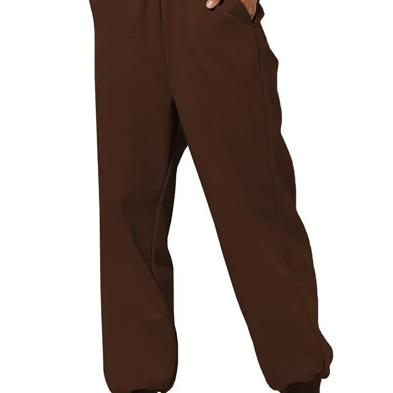 Women's High Waist Loose Sweatpants 2023 - Comfortable Jogging Pants with Pockets, Casual Athleisure Wear for Everyday Comfort thumbnail 2