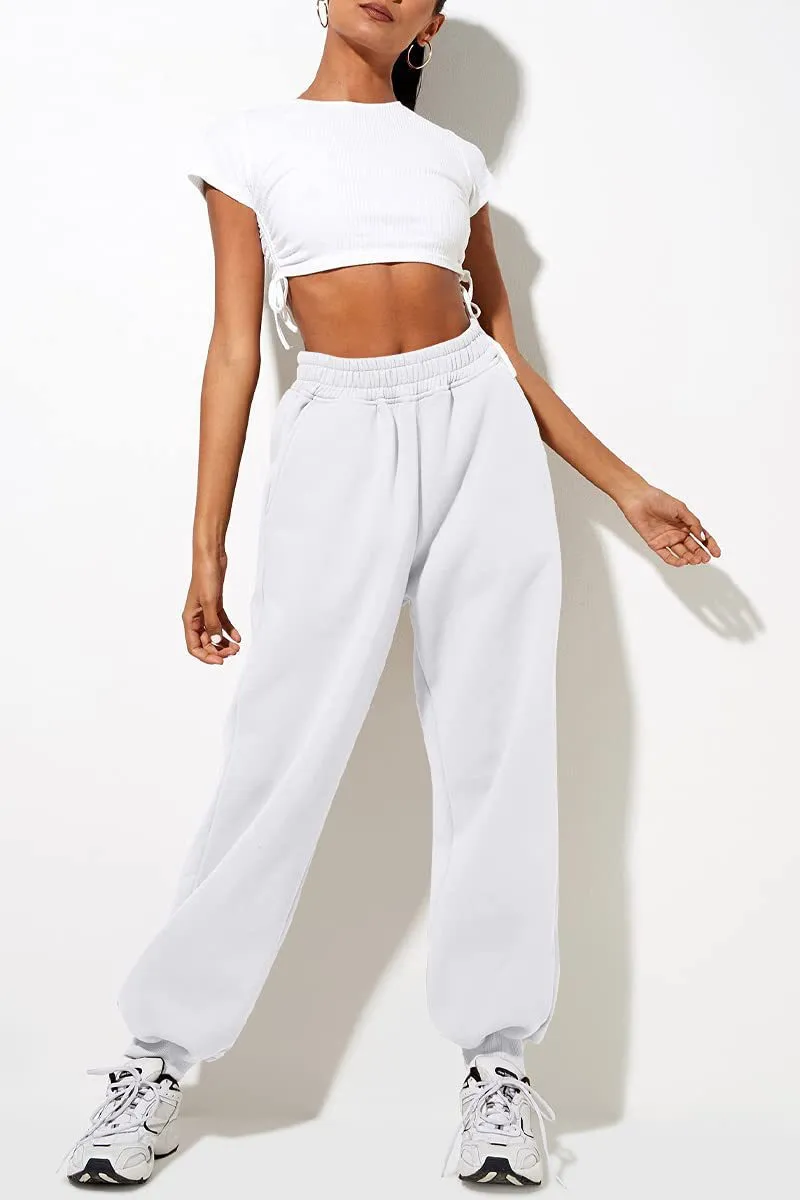 Women's High Waist Loose Sweatpants 2023 - Comfortable Jogging Pants with Pockets, Casual Athleisure Wear for Everyday Comfort showcase 8
