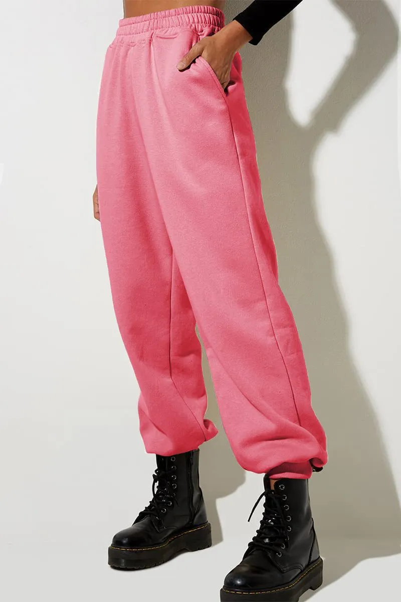 Women's High Waist Loose Sweatpants 2023 - Comfortable Jogging Pants with Pockets, Casual Athleisure Wear for Everyday Comfort showcase 17