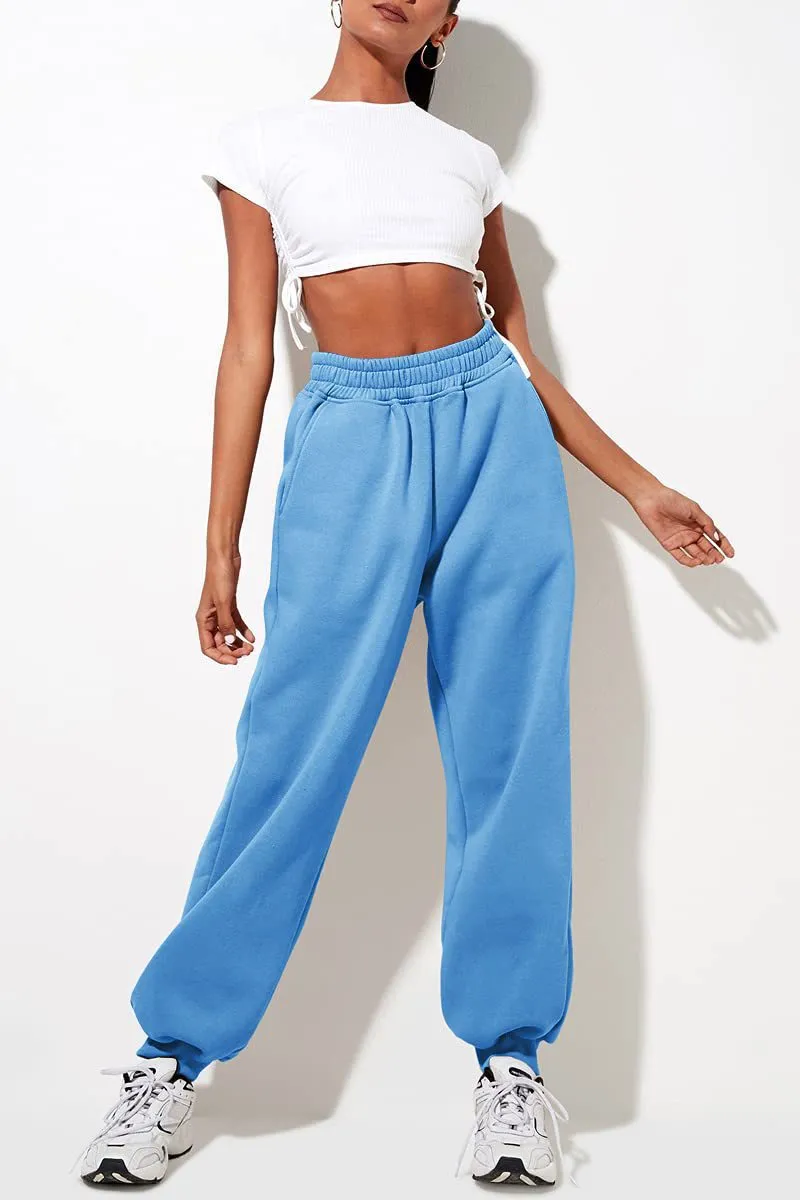 Women's High Waist Loose Sweatpants 2023 - Comfortable Jogging Pants with Pockets, Casual Athleisure Wear for Everyday Comfort showcase 4