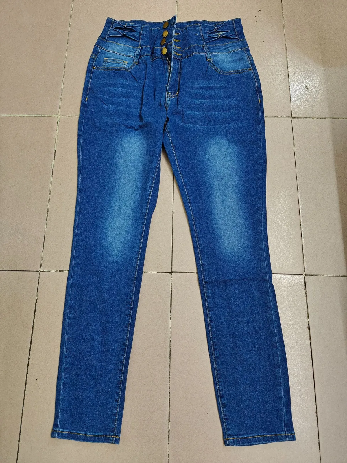 Women's High Waist Slim Stretch Skinny Jeans - Plus Size Fashionable Denim Trousers for Everyday Wear showcase 5
