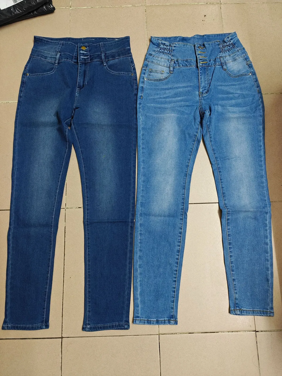 Women's High Waist Slim Stretch Skinny Jeans - Plus Size Fashionable Denim Trousers for Everyday Wear showcase 1